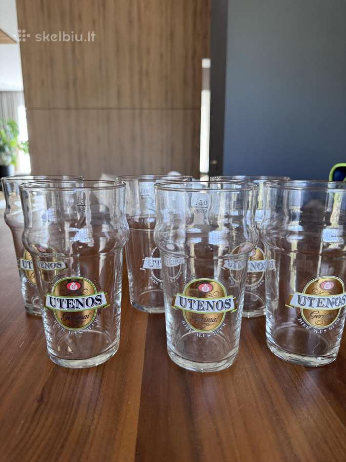 Kolekcinės utenos gėrimų taurės bokalai