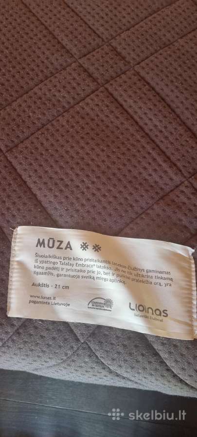 Čiužinys Lonas Mūza plius 90x200