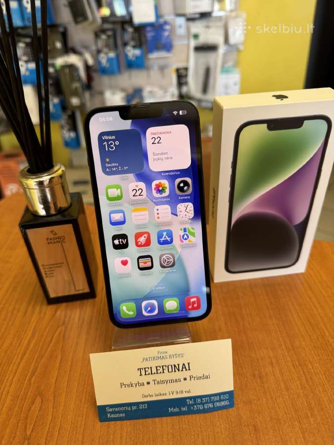 iPhone 14 Blue 128gb Su Garantija