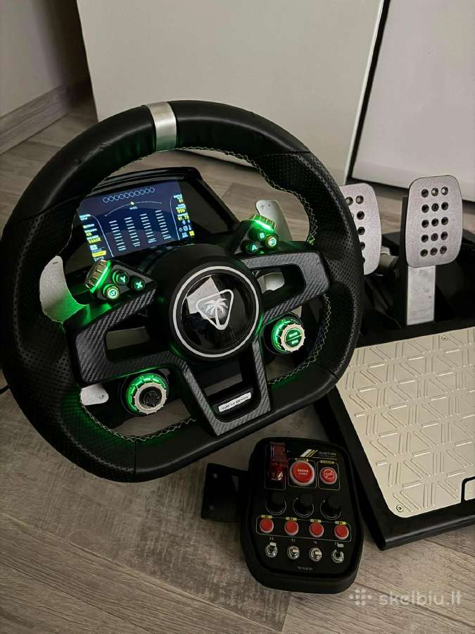 Turtle Beach Velocityone Race Kd3 Racing Wheel &P - nuotraukos Nr. 2