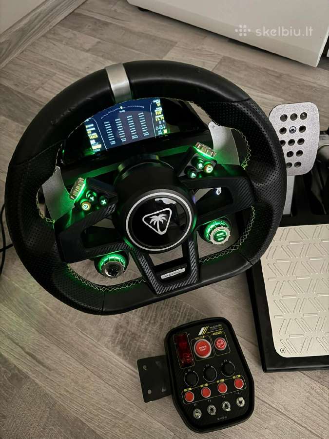 Turtle Beach Velocityone Race Kd3 Racing Wheel &P - nuotraukos Nr. 3