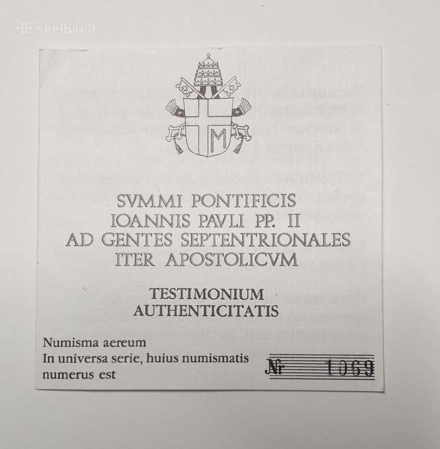 Stalo medalis popiežius Jonas Paulius II - nuotraukos Nr. 9