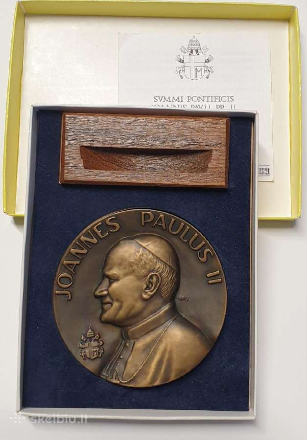 Stalo medalis popiežius Jonas Paulius II - nuotraukos Nr. 13