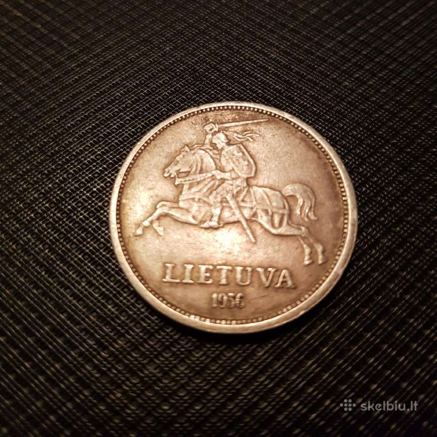 5 litai 1936 skalbimai - nuotraukos Nr. 2