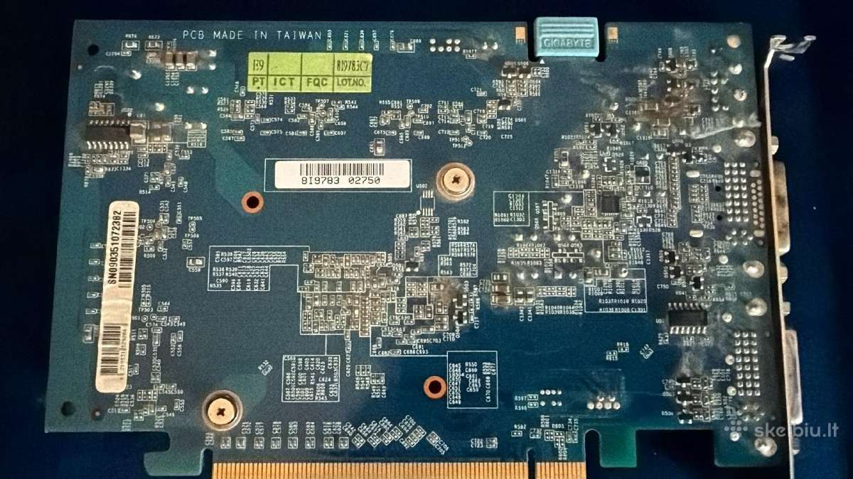 Gigabyte Geforce 9500 GT 1gb vaizdo plokštė Hdmi D - nuotraukos Nr. 4