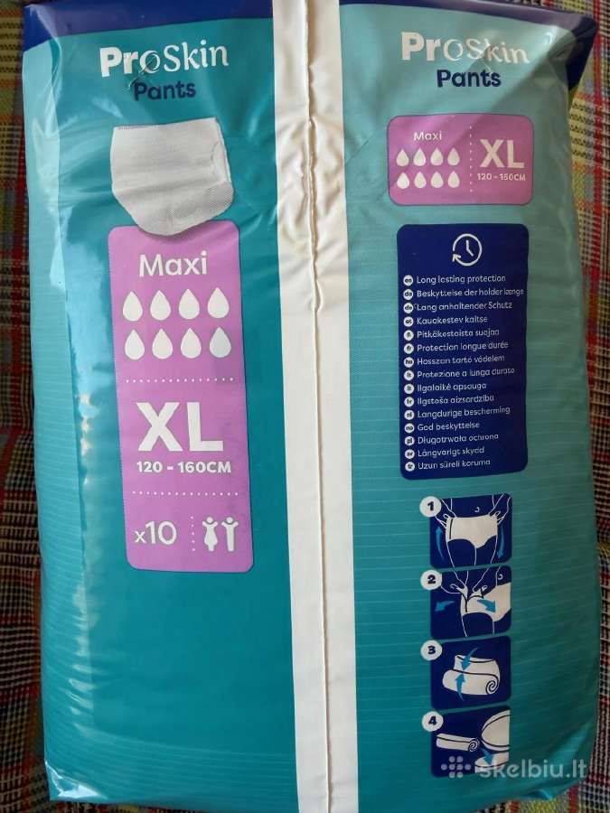 Tena Sauskelnės Proskin Maxi XL 14 dėžių - nuotraukos Nr. 3