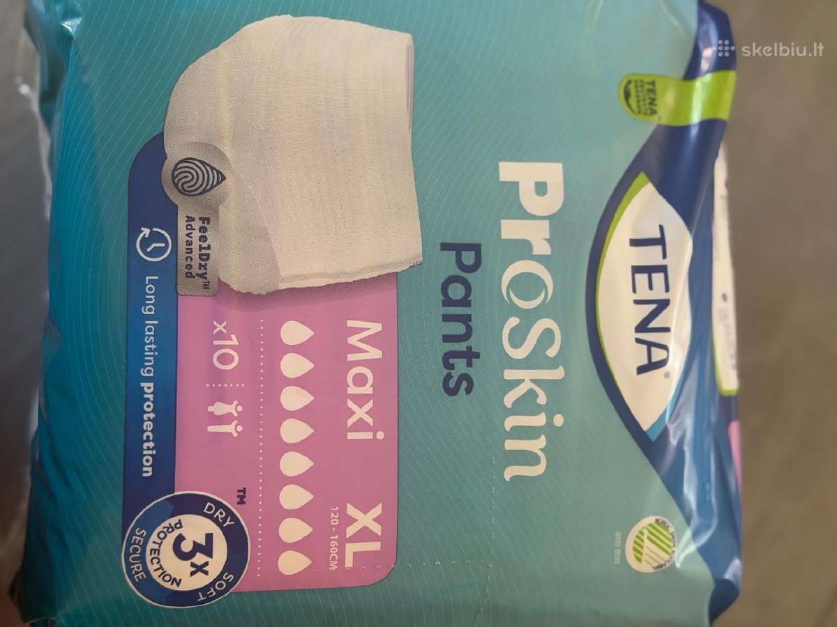 Tena Sauskelnės Proskin Maxi XL 14 dėžių - nuotraukos Nr. 4