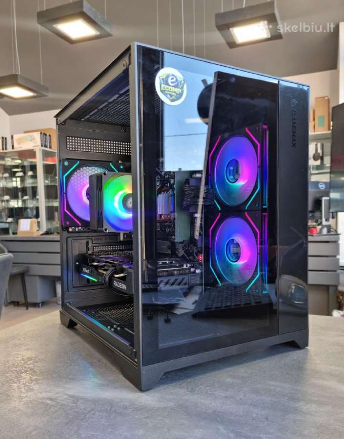 (R12) Kompiuteris Ryzen 5-7500f/16/1/rrx9060xt/w11