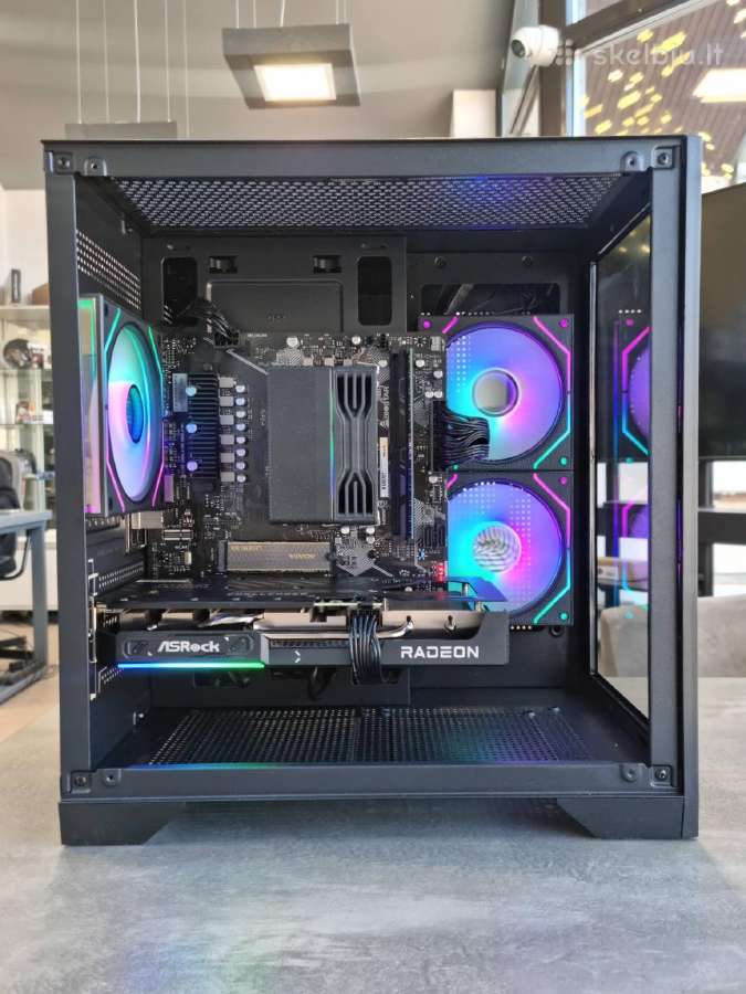 (R12) Kompiuteris Ryzen 5-7500f/16/1/rx9060xt/w11 - nuotraukos Nr. 2