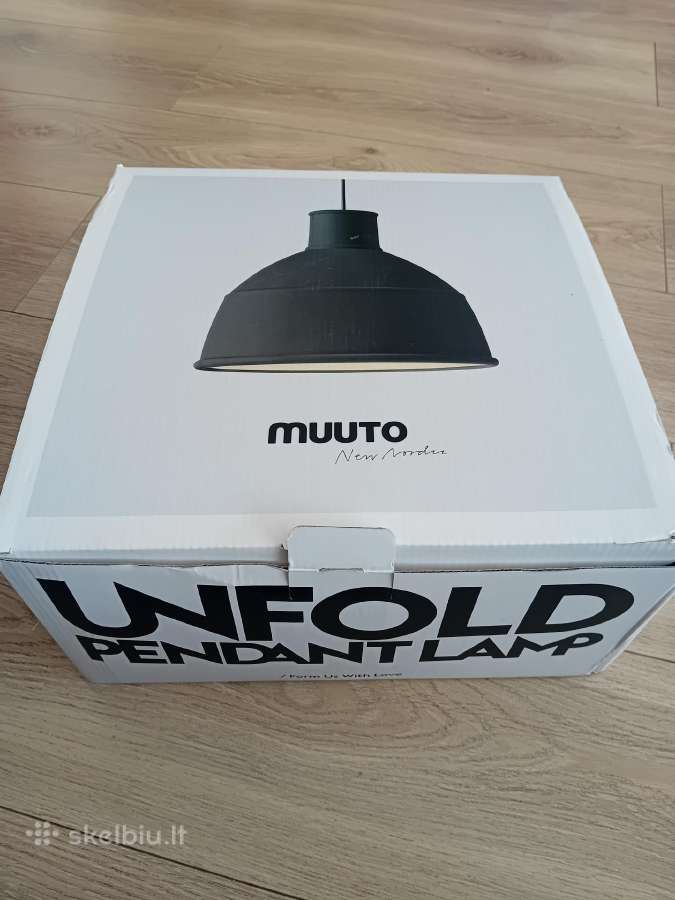 Lubinis silikoninis šviestuvas Muuto Unfold. 90€