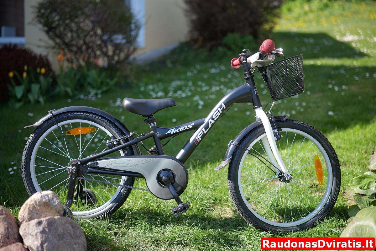 Naujas 20" 4kids juodas