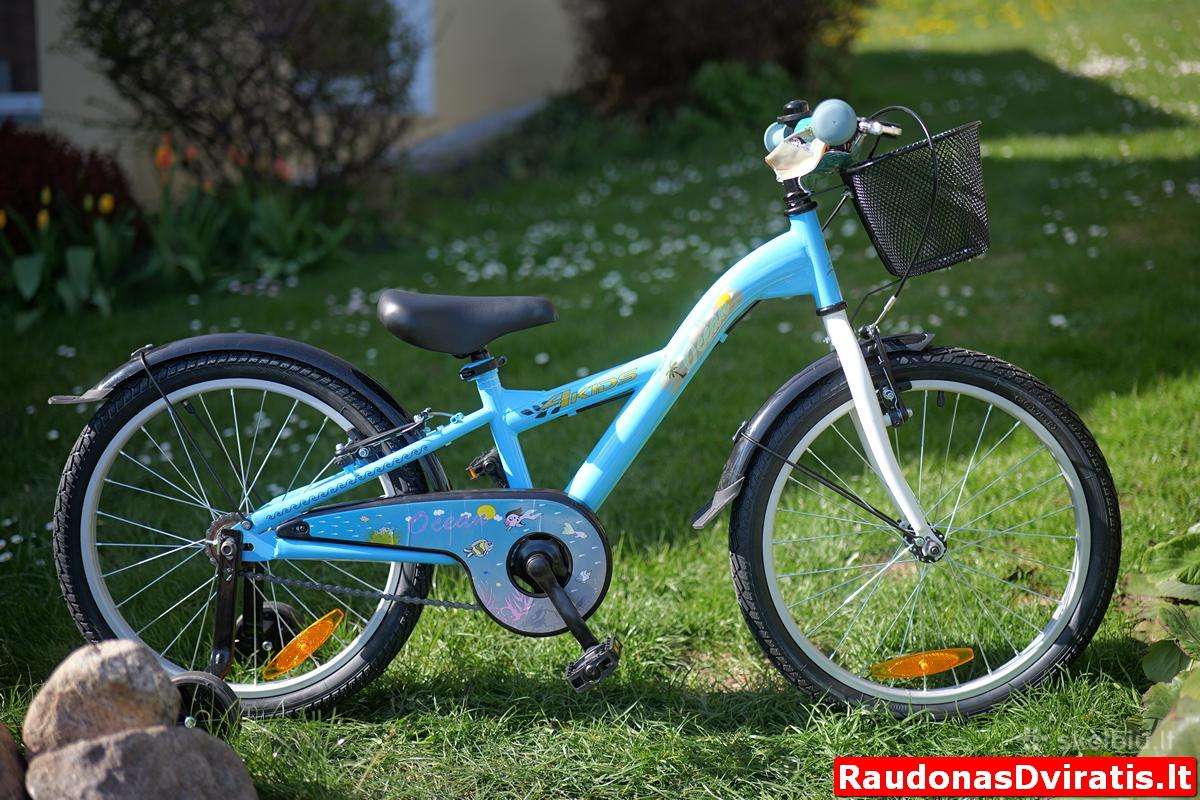 Naujas 20" 4kidas mėlynas