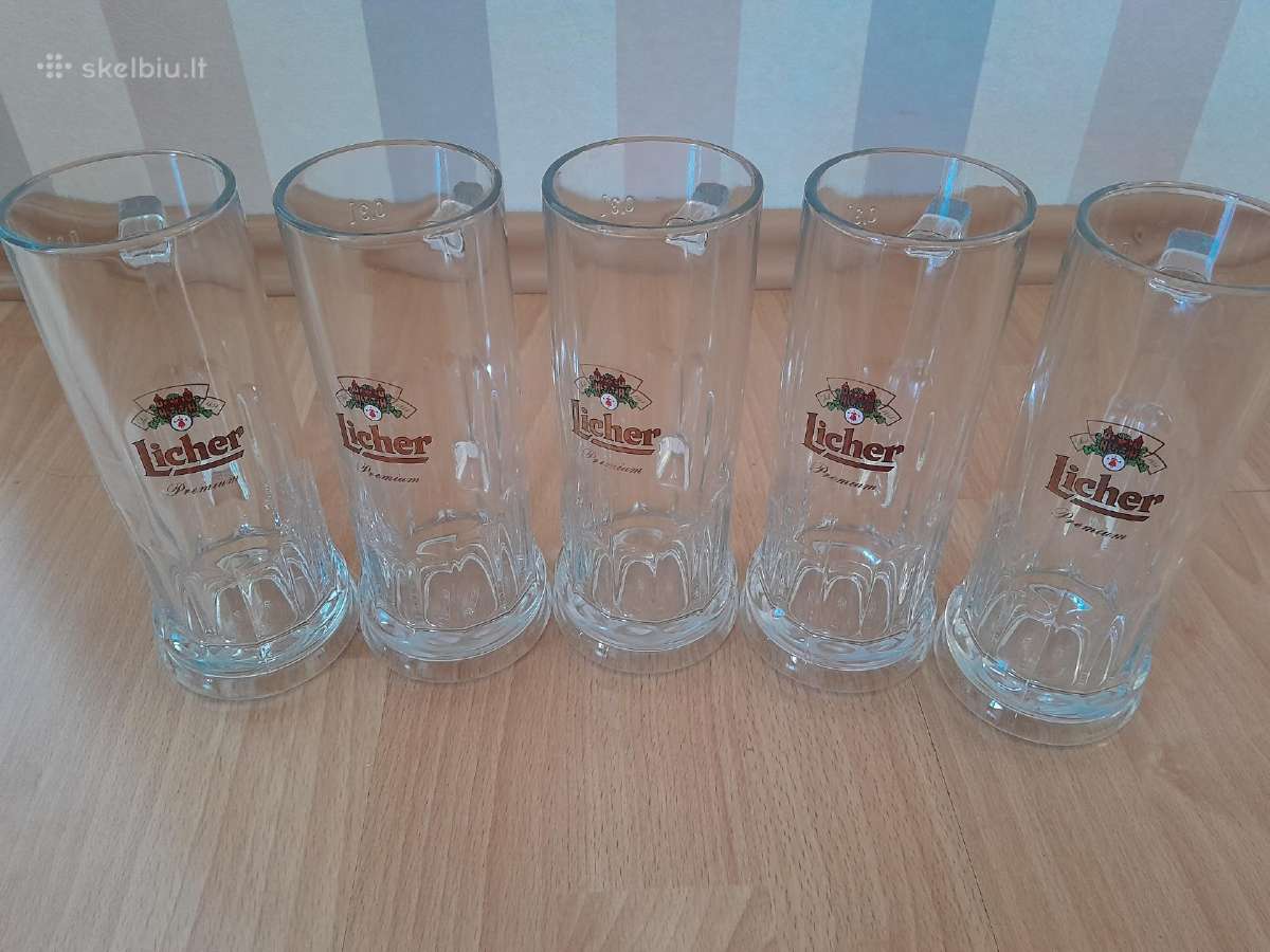 Licher alaus bokalai 0,3l
