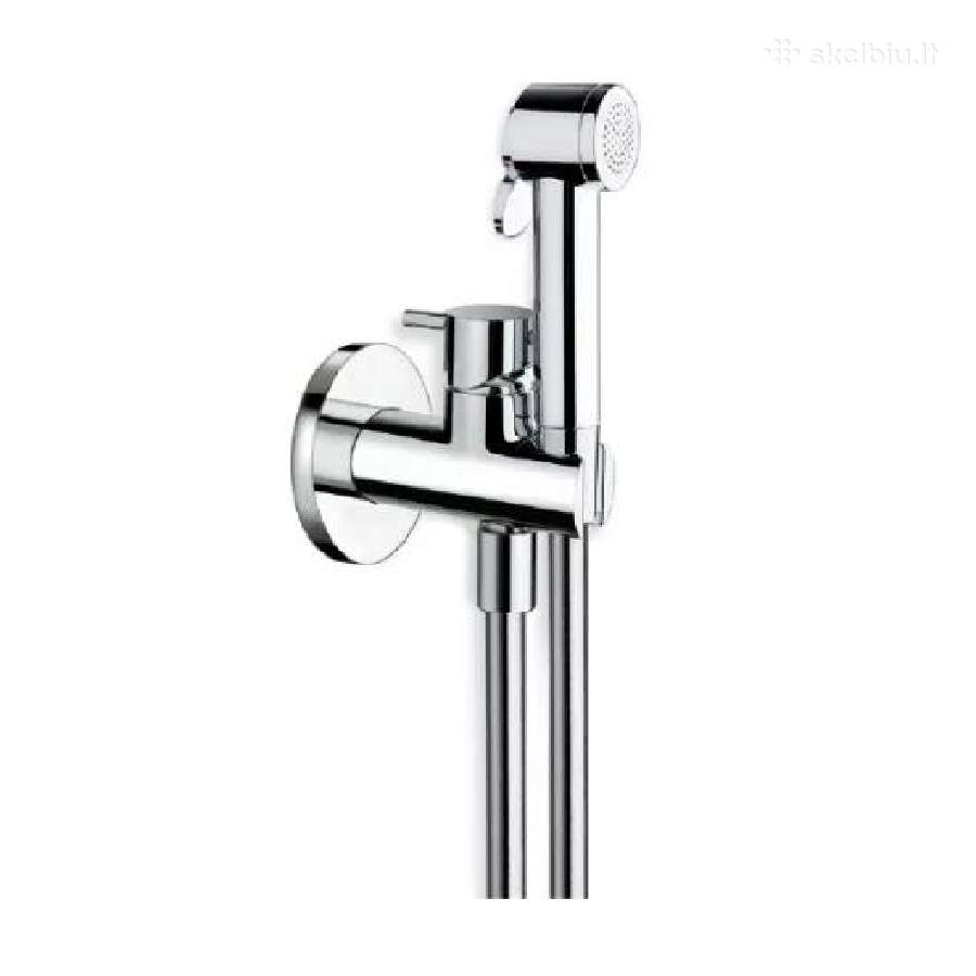 WC/bidė higieninis dušelis Cristina WC Jet chromas
