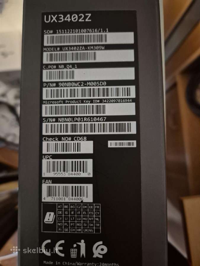 Asus ux3402z nesiojamas kompiuteris - nuotraukos Nr. 6