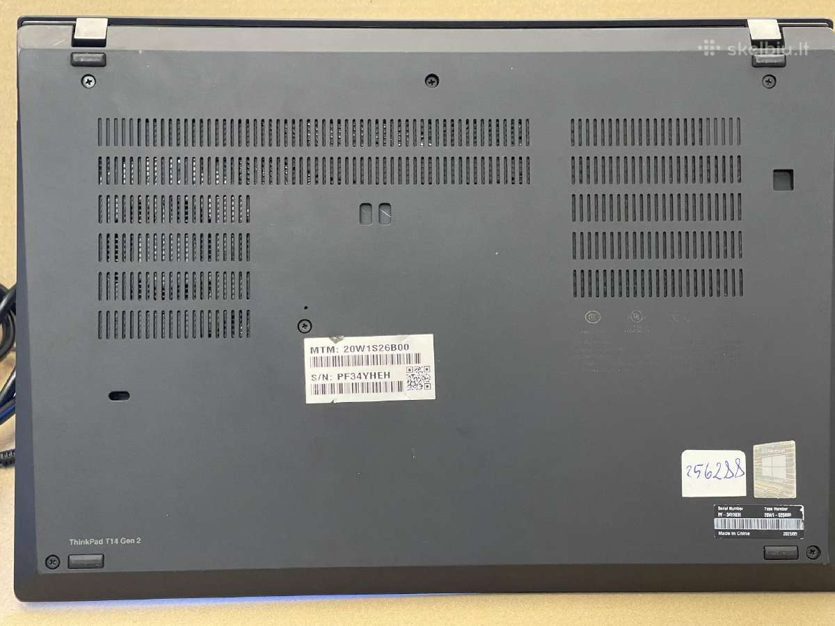 Thinkpad T14 G2 i5 16gb 512gb Nvme su garantija - nuotraukos Nr. 8
