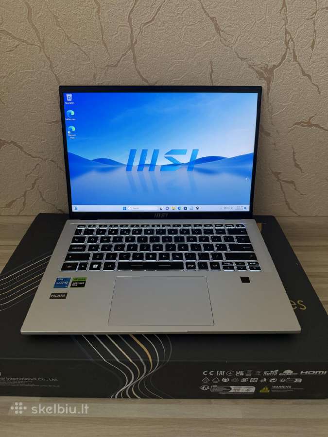 Msi Prestige 14h – i5 / Rtx 2050 / 16gb / 512gb
