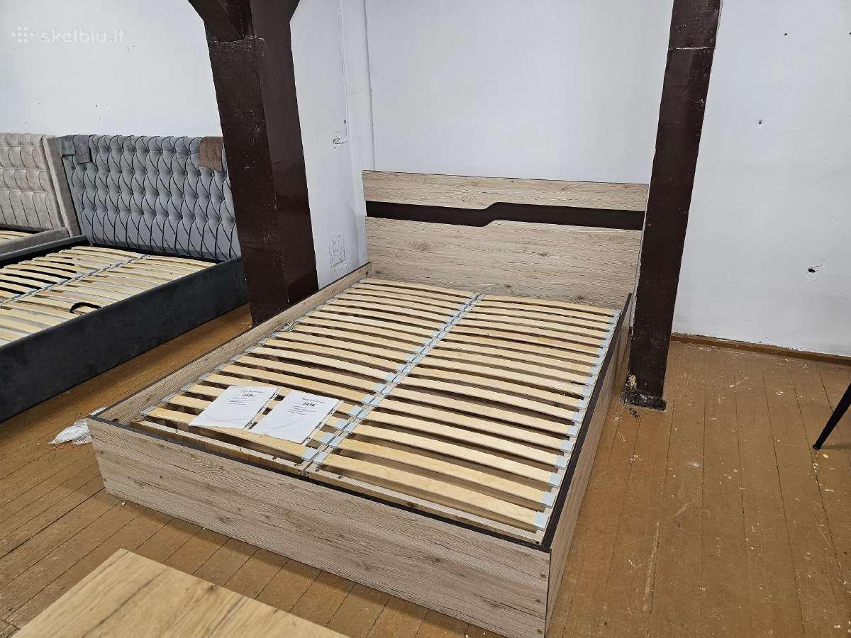Nauja lova su patalynės dėže 160x200