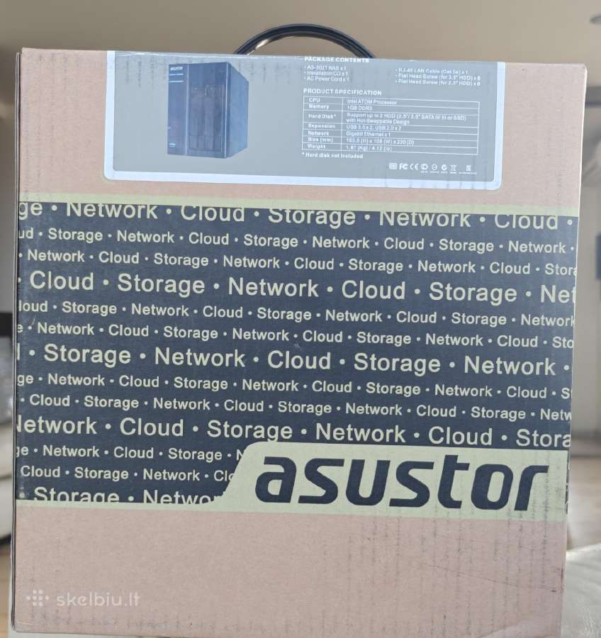 Asustor As302t duomenų saugykla
