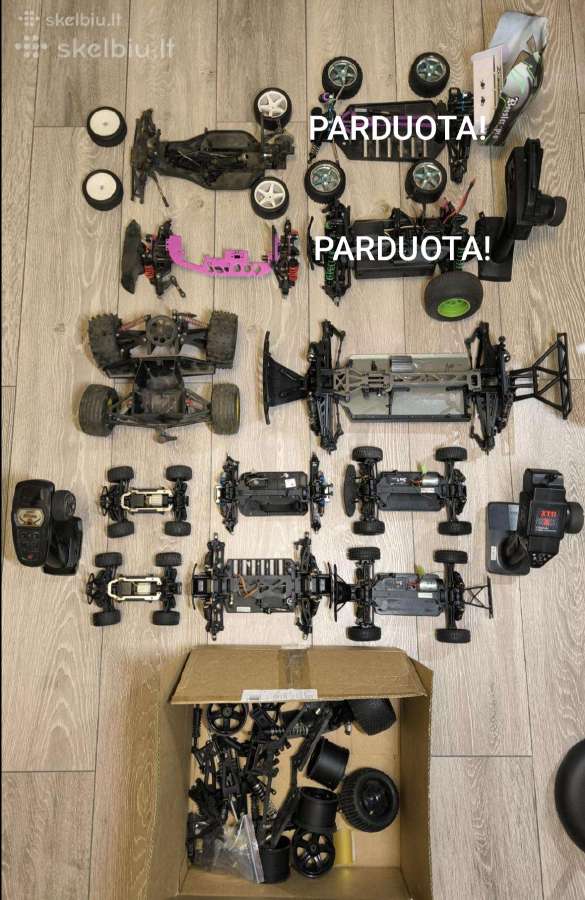 RC automodelių važiuoklės, dalys, pultai - nuotraukos Nr. 2