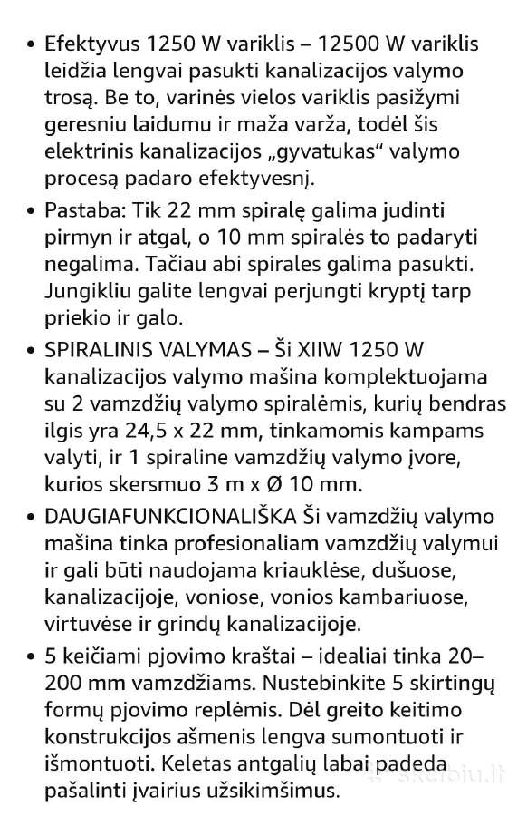Profesionali vamzdžių valymo mašina - nuotraukos Nr. 5