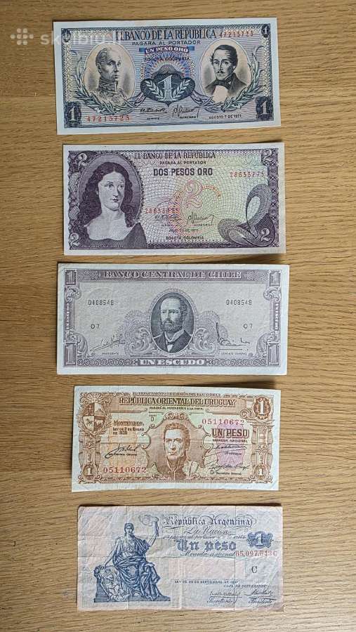 Vienetukai->pasaulio banknotai - World banknotes<- - nuotraukos Nr. 3