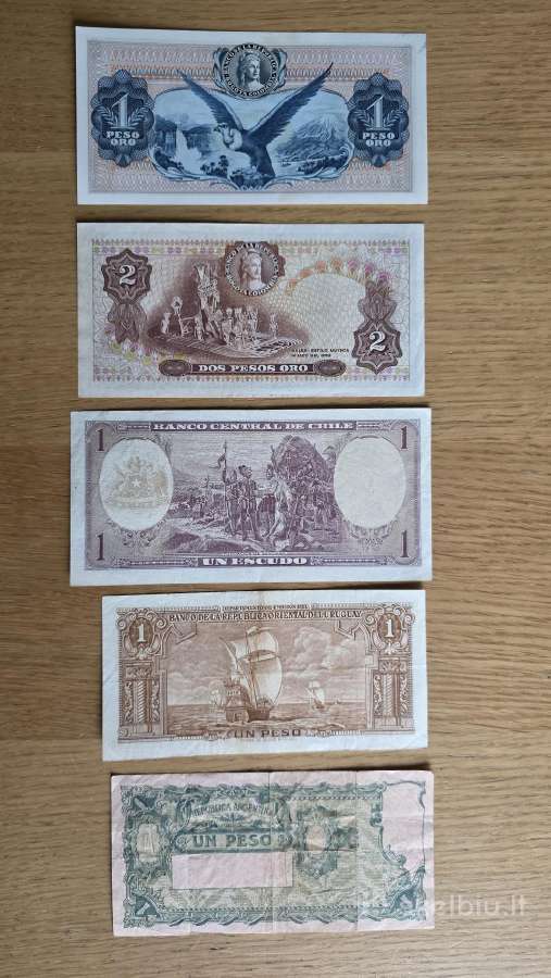 Vienetukai->pasaulio banknotai - World banknotes<- - nuotraukos Nr. 4