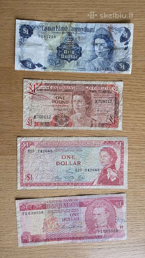 Vienetukai->pasaulio banknotai - World banknotes<- - nuotraukos Nr. 8