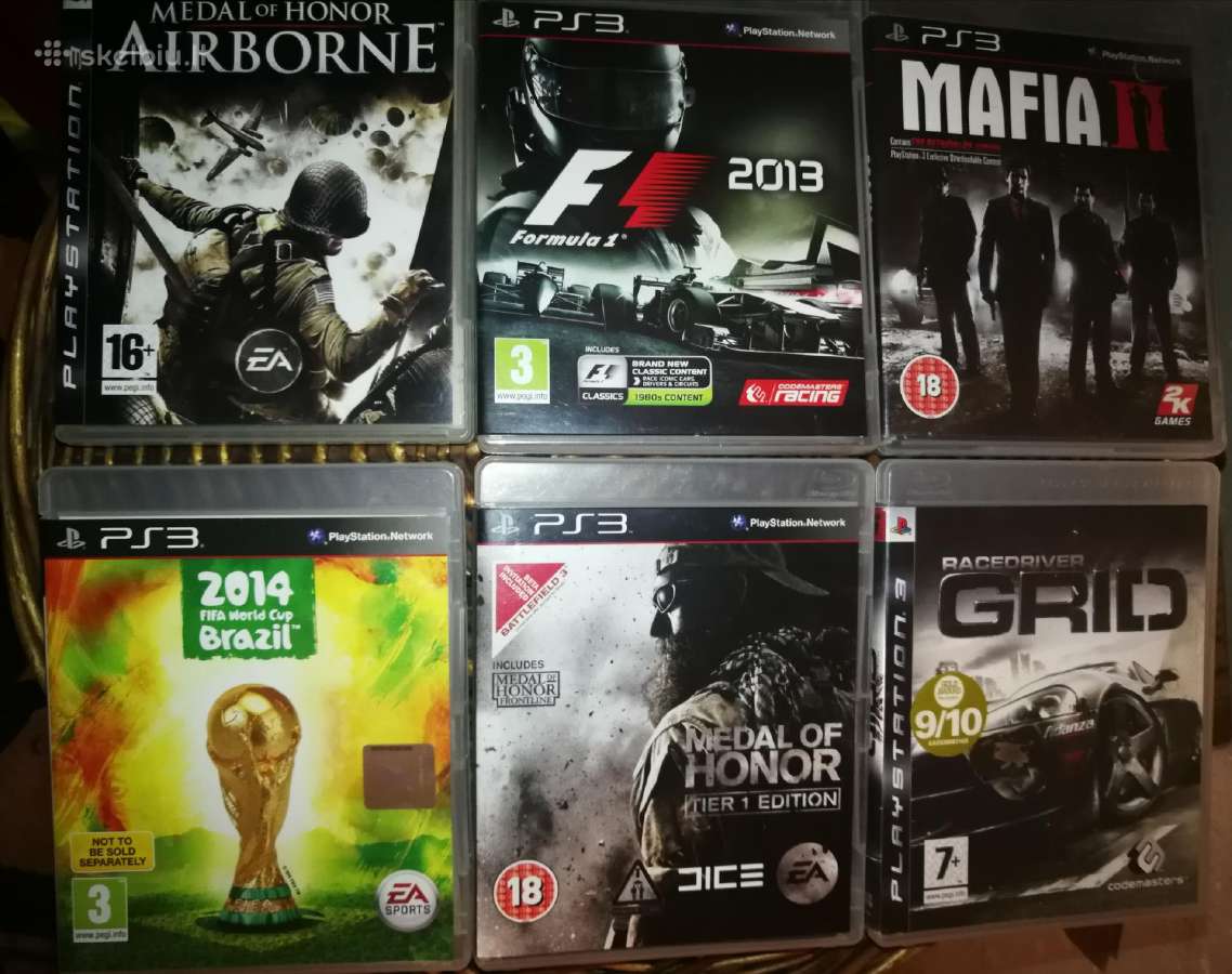 Žaidimų konsolė PS3 + žaidimai - nuotraukos Nr. 15