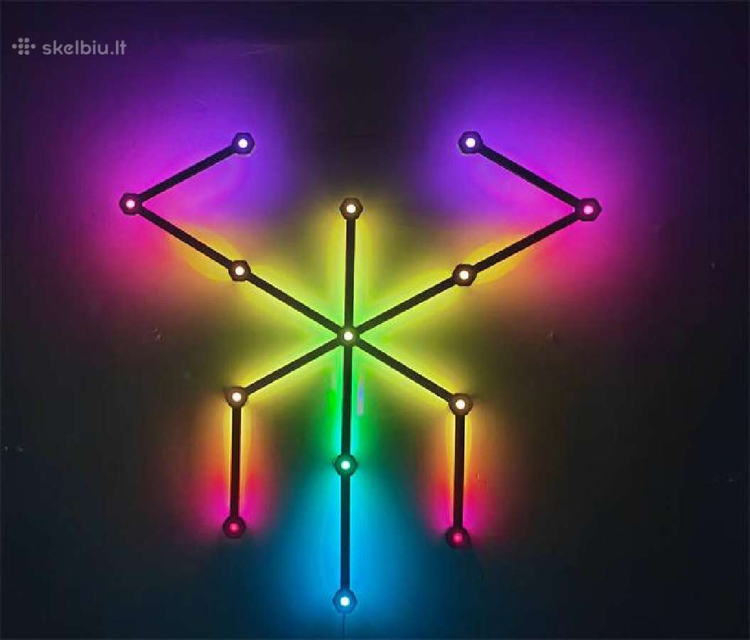 12vnt Rgb LED panelių žaidimų kambario apšvietimui
