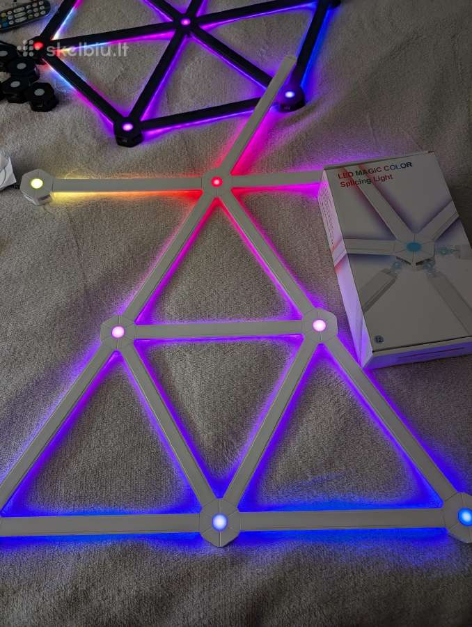 12vnt Rgb LED panelių žaidimų kambario apšvietimui - nuotraukos Nr. 14
