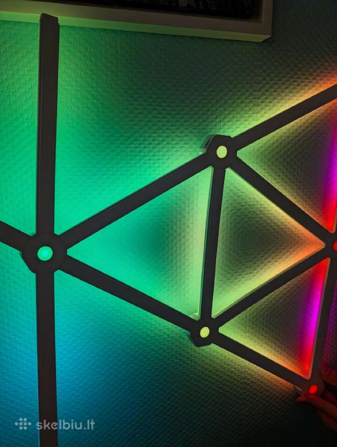 12vnt Rgb LED panelių žaidimų kambario apšvietimui - nuotraukos Nr. 4