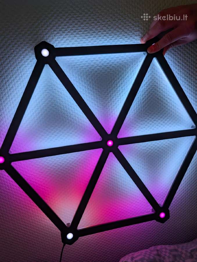 12vnt Rgb LED panelių žaidimų kambario apšvietimui - nuotraukos Nr. 3