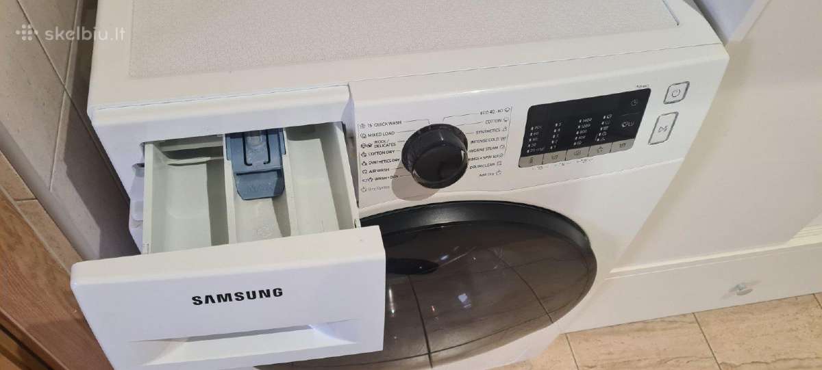 Beveik nauja Samsung skalbyklė su džiovinimo funkc - nuotraukos Nr. 2