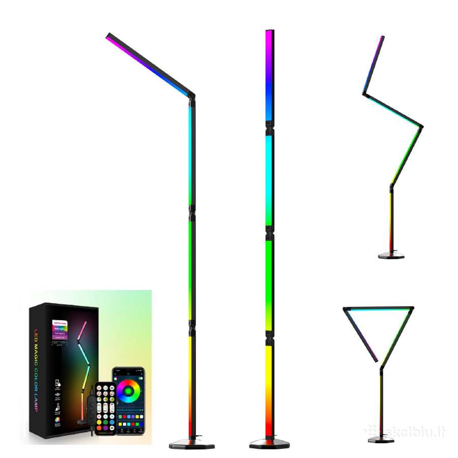 LED Rgb Lankstomas stovas su šviesos efektais