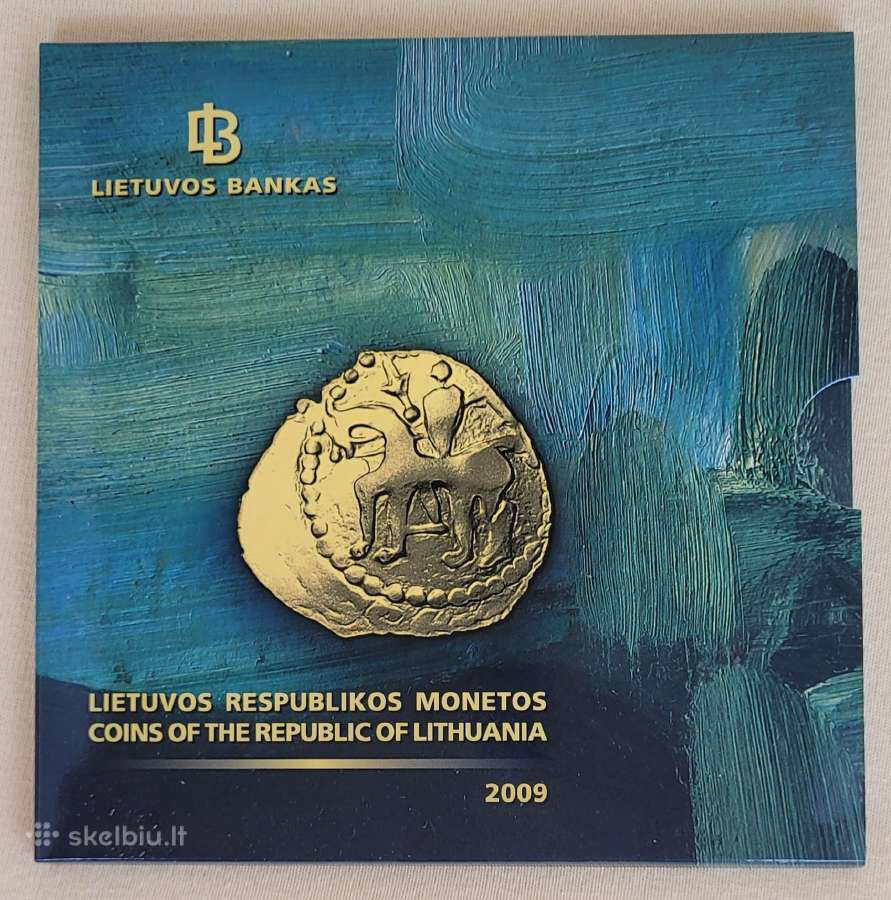 Lietuvos apyvartinės monetos Proof-like 2008 2009 - nuotraukos Nr. 11