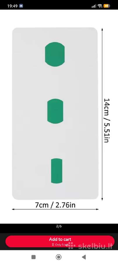 Regėjimo lavinimo kortelės konvergencijai 2vnt. - nuotraukos Nr. 4