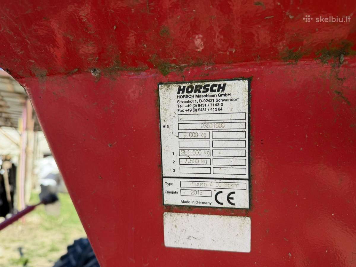 Sėjamoji Horch Pronto 4dc - nuotraukos Nr. 3