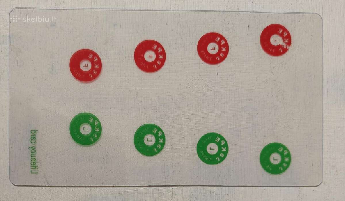 Optometrinė regėjimo kortelė fokusavimo terapijai - nuotraukos Nr. 6