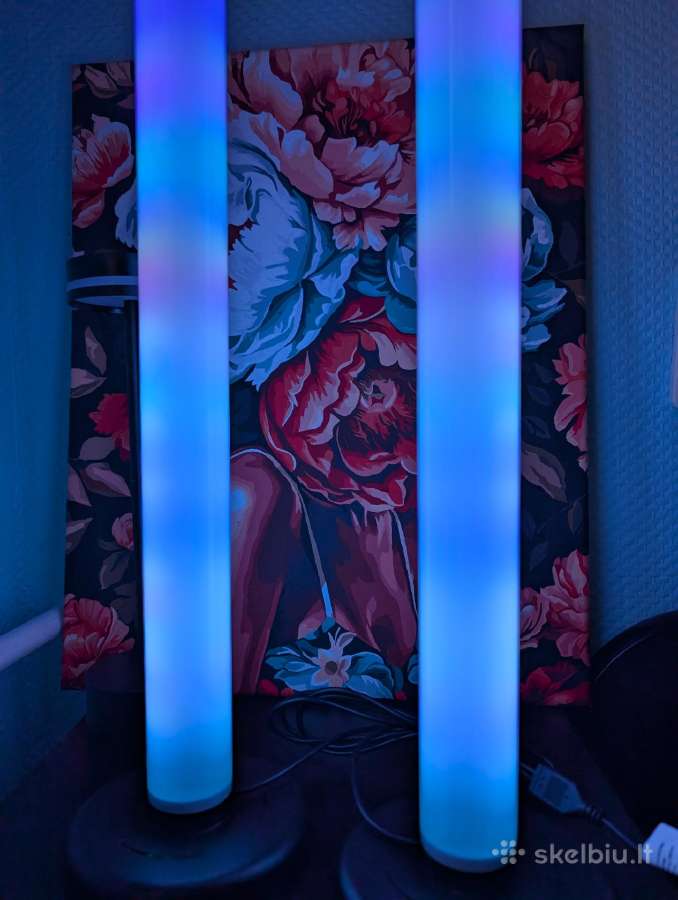 2vnt LED Rgb Pastatomas šviestuvas toršerai - nuotraukos Nr. 6