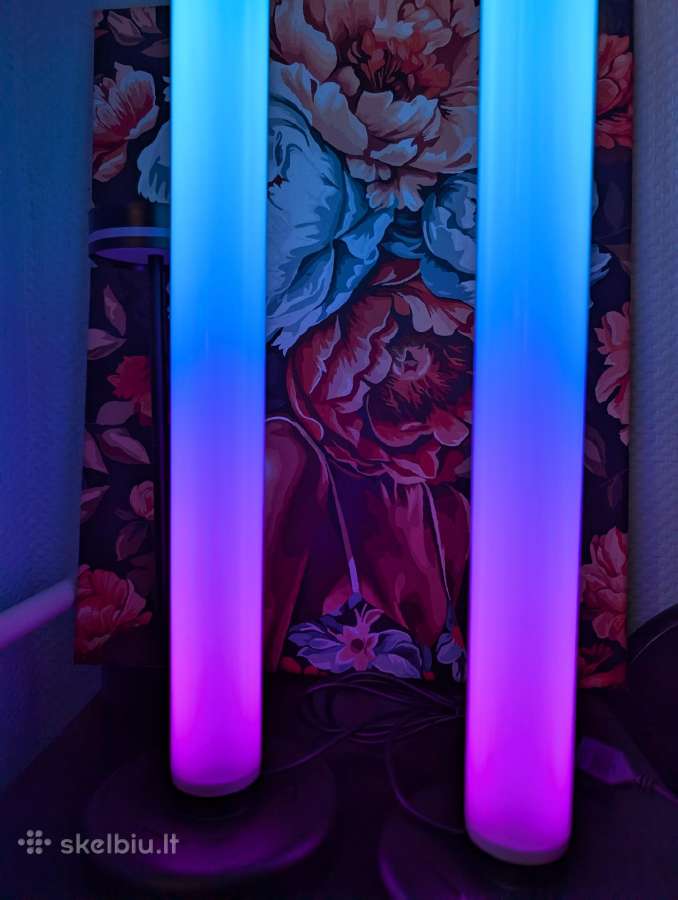 2vnt LED Rgb Pastatomas šviestuvas toršerai - nuotraukos Nr. 10