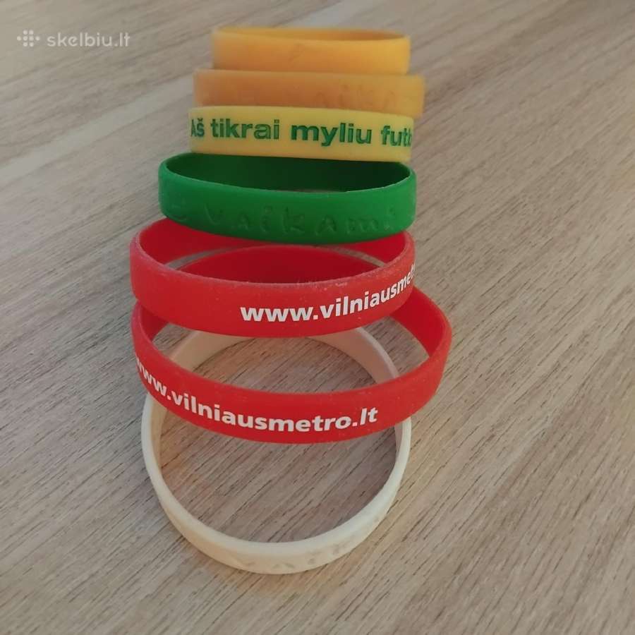 Silikoninės apyrankės