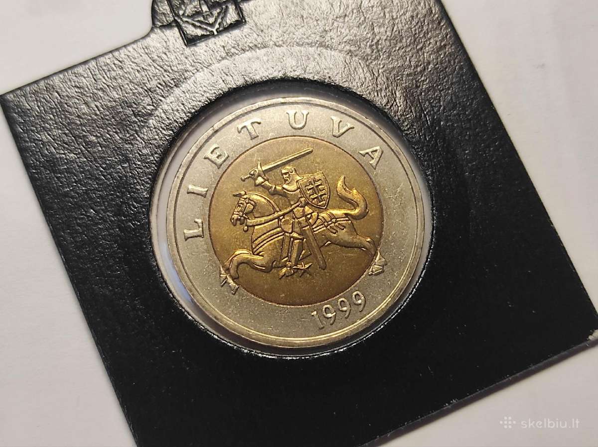 10 centų ir 5 litų monetos 1991-2013 - nuotraukos Nr. 4