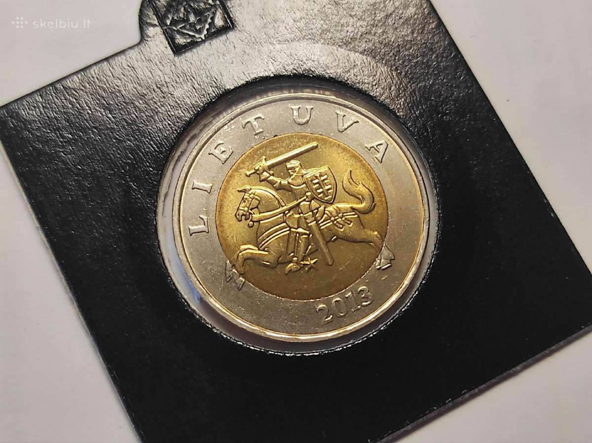 10 centų ir 5 litų monetos 1991-2013 - nuotraukos Nr. 8