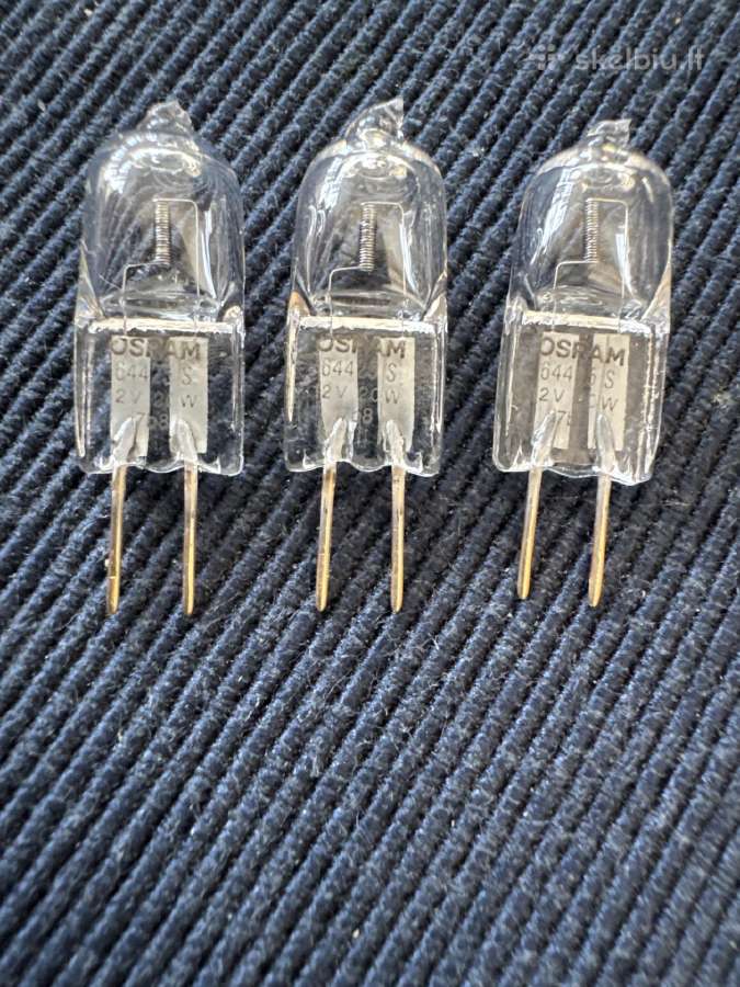Lemputės Osram 12v 20w G4 (3 vnt.)