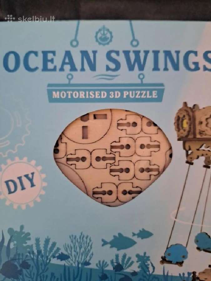 Motorizuotas 3D medinis konstruktorius Oceanswings