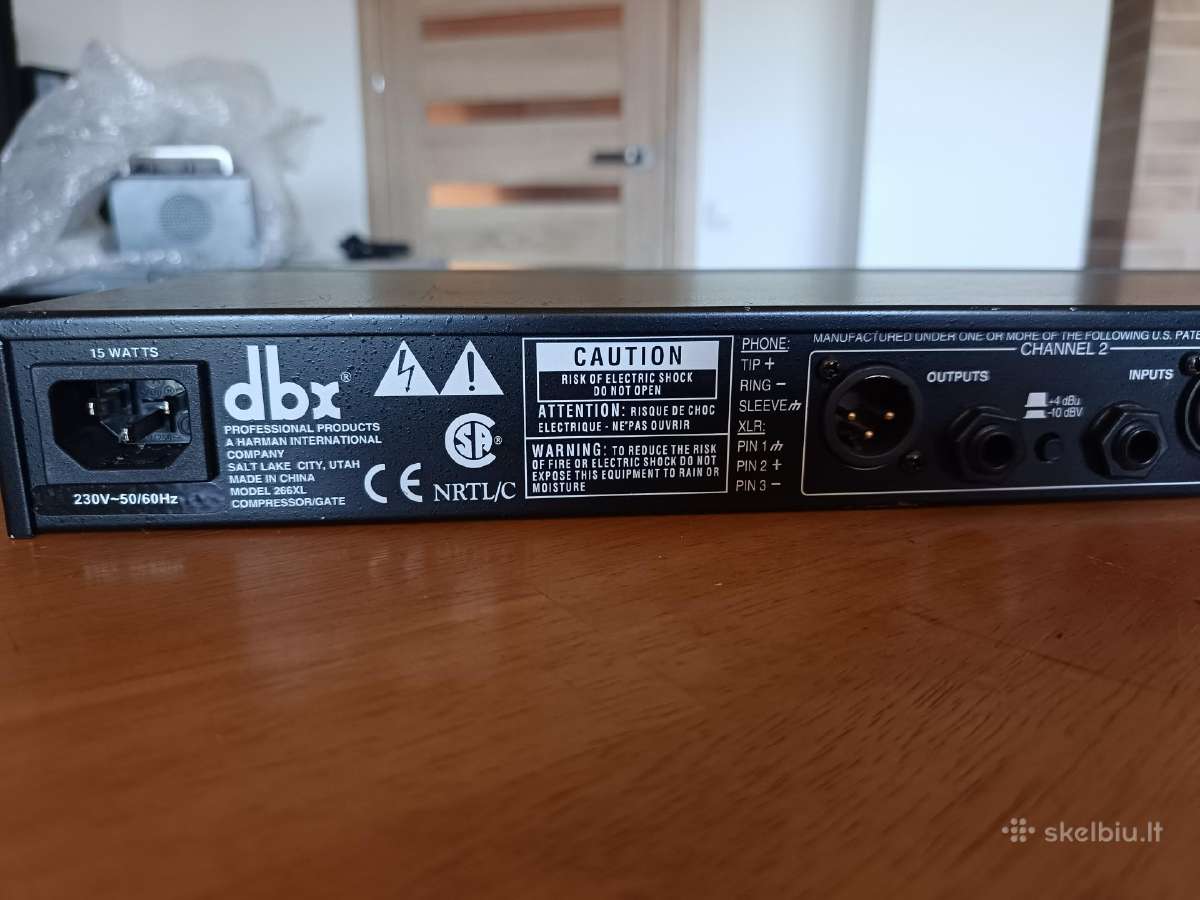 Kompresorius Dbx 266 XL - nuotraukos Nr. 5