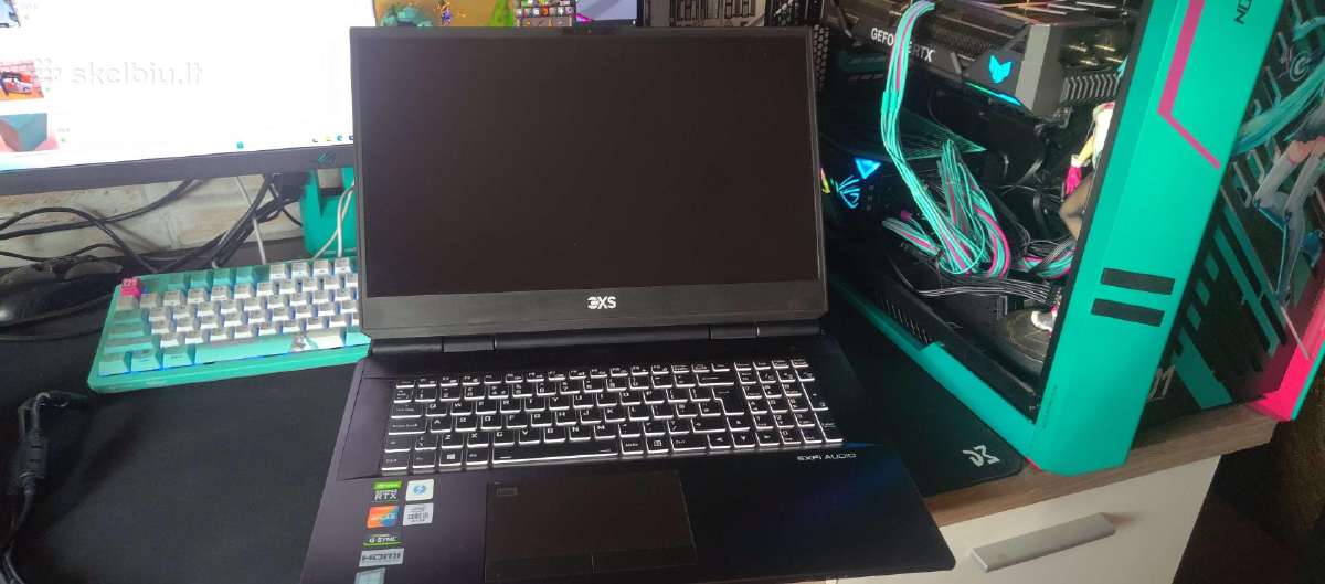 Išskirtinis Clevo X170 3070 10850k 64 GB RAM