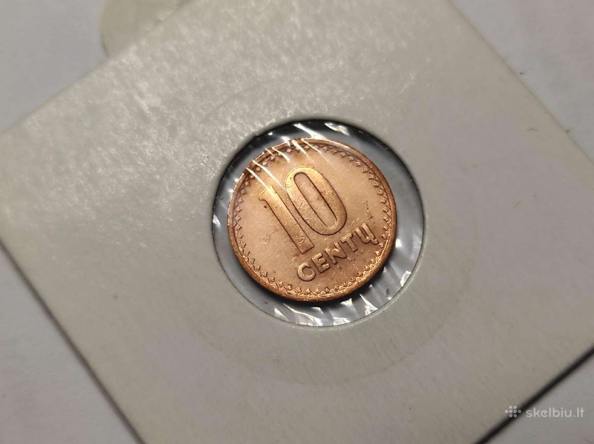 10 centų ir 5 litų monetos 1991-2013 - nuotraukos Nr. 9