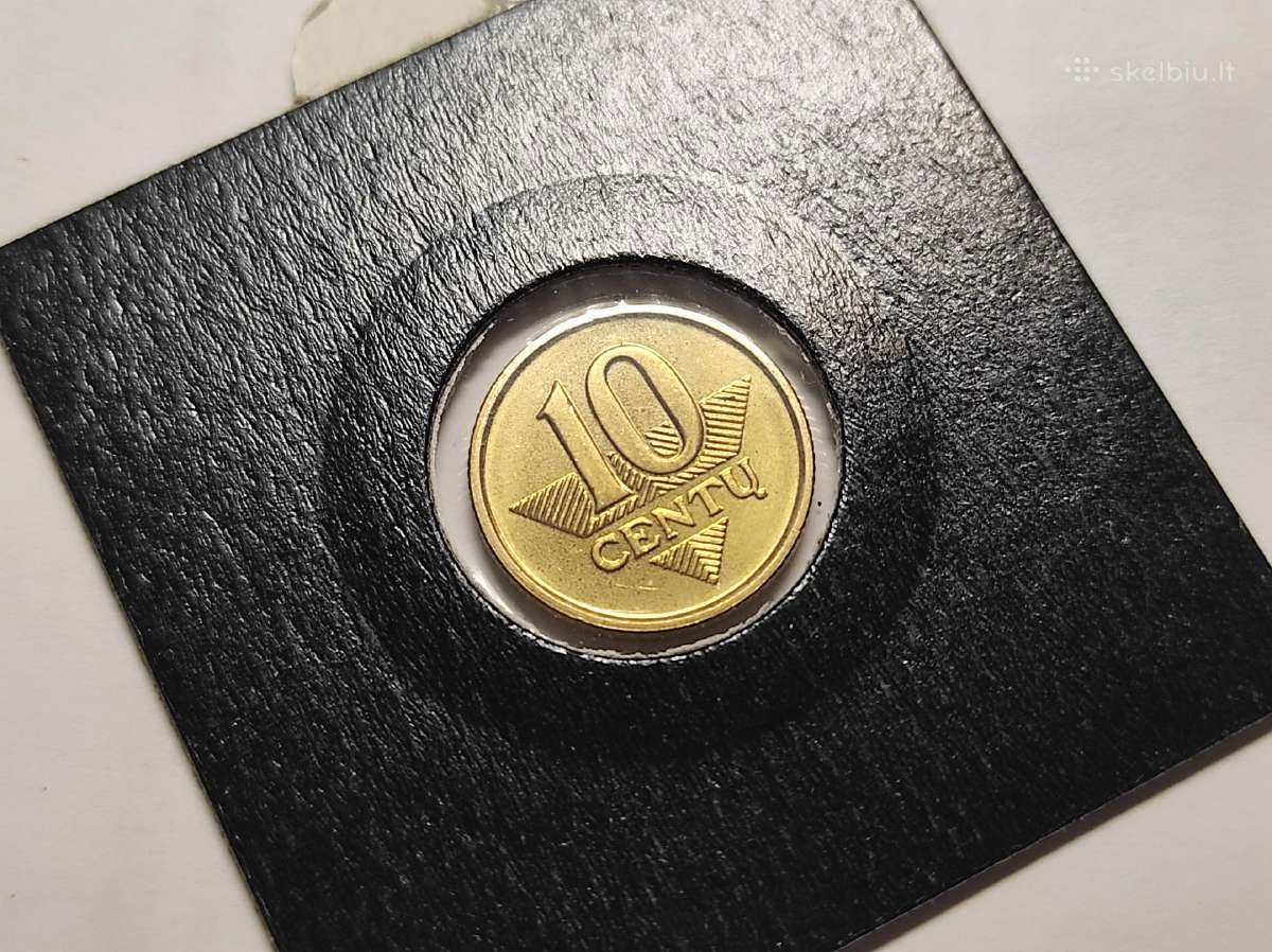 10 centų ir 5 litų monetos 1991-2013 - nuotraukos Nr. 13